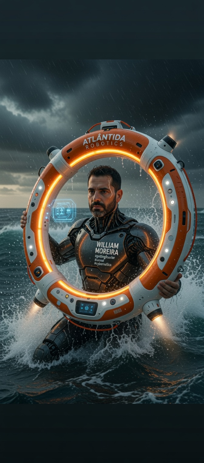 William Luiz Moreira, fundador da Atlântida Robotics